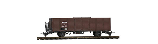 074-2251123 - H0m - Hochbordwagen E 6633 terrabraun, RhB, Ep. IV - V